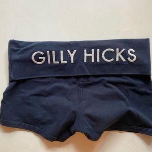 Gully Hicks blue yoga shorts